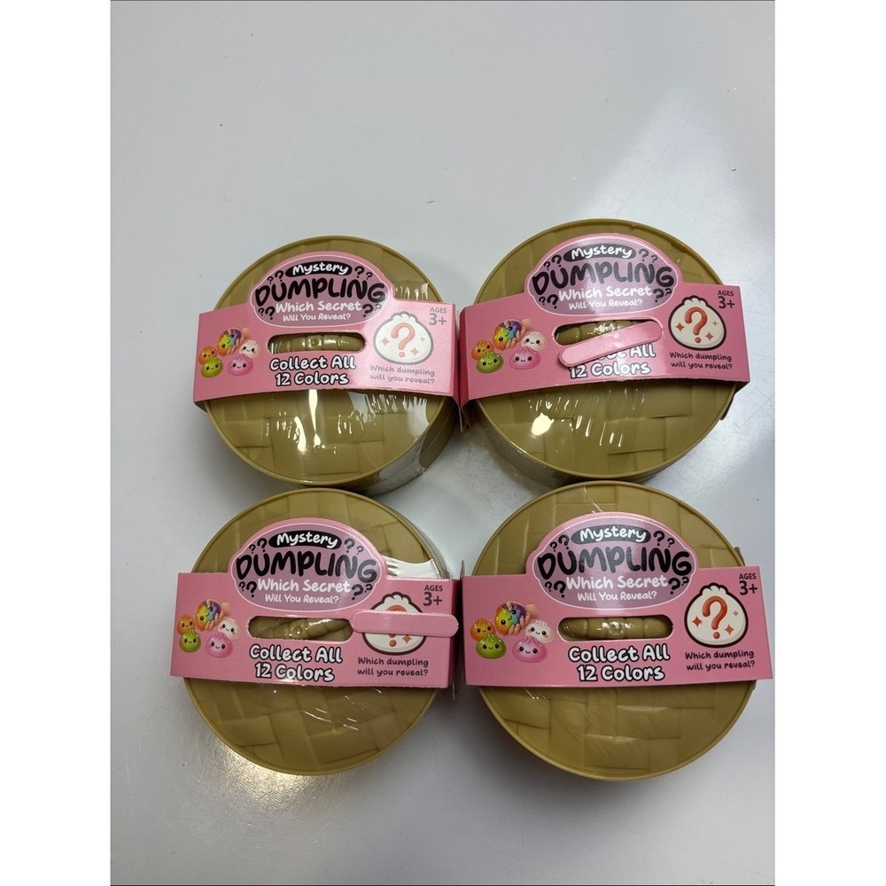 Mystery Dumpling squishy Viral set of‎ 4 Sealed
